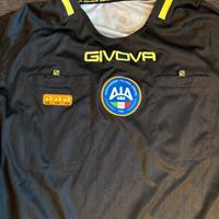 Kit Arbitro Calcio  Maglia+Calzettoni neri