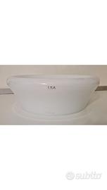 Vaso Centrotavola, portafrutta Bianco LSA in vetro