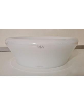 Vaso Centrotavola, portafrutta Bianco LSA in vetro