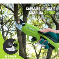 Forbice per potature a batterie 