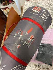 Sacco a pelo Quechua grigio/rosso
