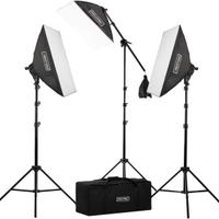Kit luci Fovitec StudioPRO 3x Softbox 2500W contin
