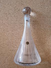 Bottiglia decanter con tappo cristallo