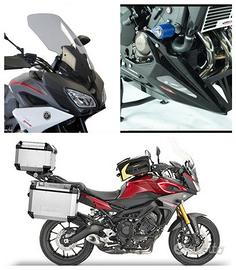 Yamaha Tracer 900 valigie scarico portatarga mono