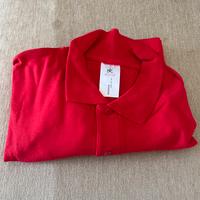 Maglietta a maniche corte con colletto L