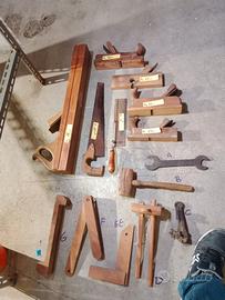 pialle seghe attrezzi falegnameria inizio 900