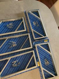 Cinque Coppie di staffe reggimensola da cm 40