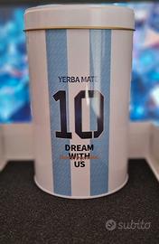 Contenitore Porta Mate o Yerbera Mate in latta