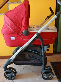 Trio inglesina zippy pro rosso +accessori