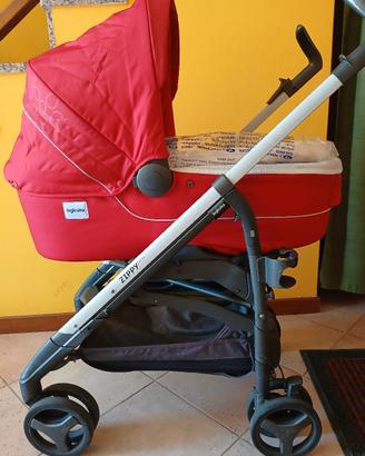 Trio inglesina zippy pro rosso +accessori