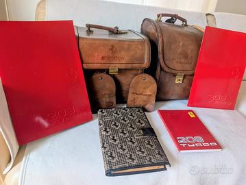 2 valigie Schedoni originali per Ferrari 208 turbo