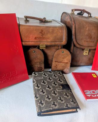 2 valigie Schedoni originali per Ferrari 208 turbo