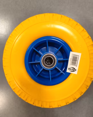 Ruota carrello antiforo 3.00-4 poliuretano, NUOVA!