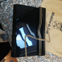 Borsa vintage bachelite nera anni 60