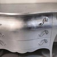 Comò più settimino più comodini più specchio