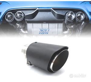 TERMINALE SCARICO UNIVERSALE IN CARBONIO TIPO AKRA