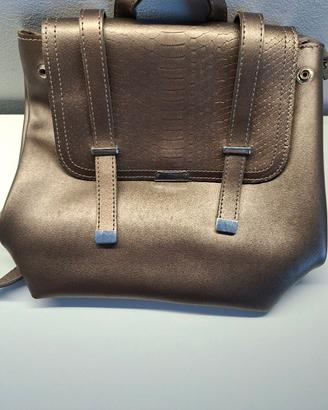 Zaino/Borsa 2-in-1 Color Bronzo Metallizzato - Eff