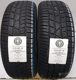 2 GOMME 215 60 16 CONTINENTAL A54156