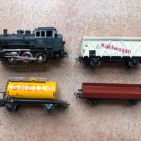 trenini MARKLIN vintage loco CM 800 + vagoni