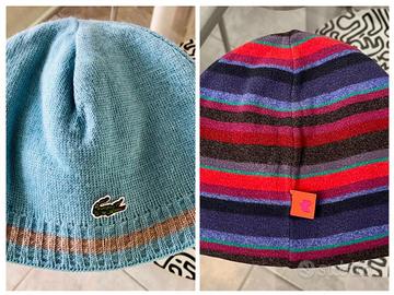 Coppia di berretti tg 3/4 anni Lacoste Gallo