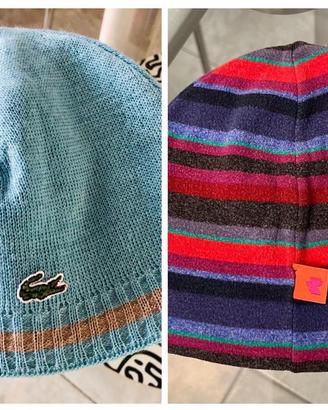 Coppia di berretti tg 3/4 anni Lacoste Gallo