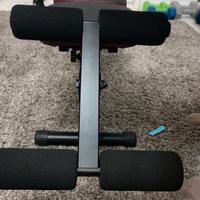 Panca piana con set pesi dechatolon