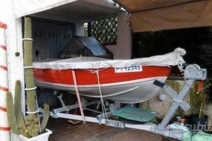 Barca alluminio Canadian con motore e carrello