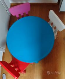 Tavolo bambini blu Ikea