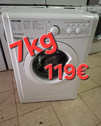 Lavatrice indesit 7kg 1200 giri programmi rapidi 