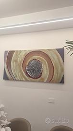 Quadro d'arredo contemporaneo a rilievo 