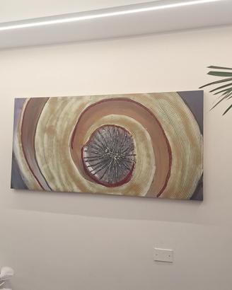 Quadro d'arredo contemporaneo a rilievo 