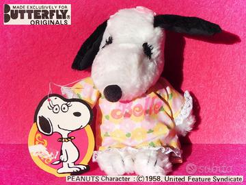 🐶 BELLE SNOOPY Woodstock VINTAGE 1980 Peluche NEW