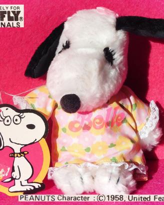 🐶 BELLE SNOOPY Woodstock VINTAGE 1980 Peluche NEW