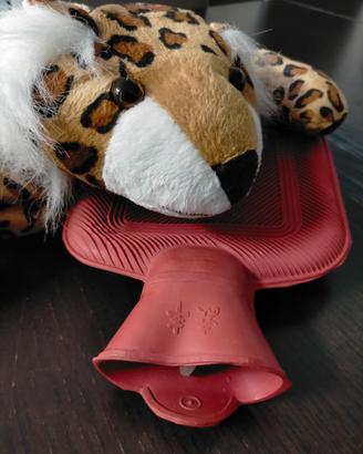 Borsa d'acqua calda con peluche