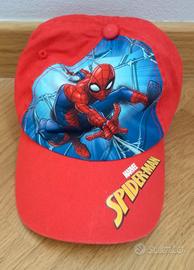 Cappellino bambino Spiderman 4-6 anni