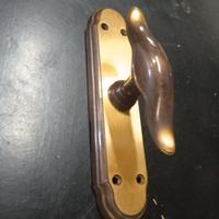 maniglia per finestra in ottone bronzato 