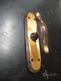 maniglia per finestra in ottone bronzato 