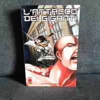 Fumetto L'attacco dei giganti 2 planet manga panin