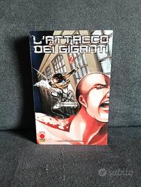Fumetto L'attacco dei giganti 2 planet manga panin