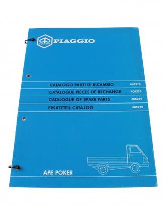 Catalogo parti di ricambio Piaggio Ape Poker