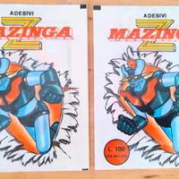 Mazinga Z  2 Pacchetti figurine sigillati Anni '70