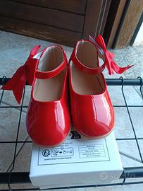 Ballerine Rosse vernice bambina