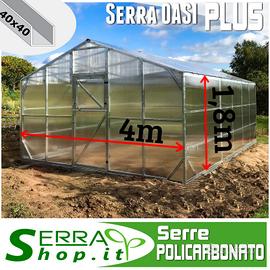 Serra casetta policarbonato orto vivaio giardino
