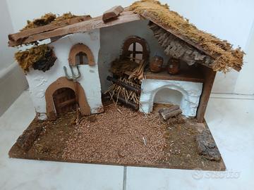 Decorazioni natalizie: capanna presepe