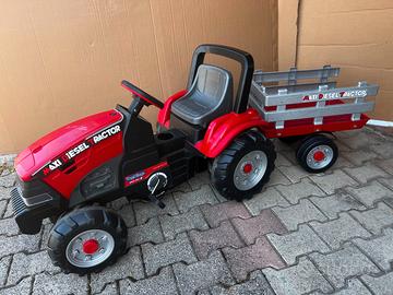 Trattore PEG PEREGO"Maxi Diesel Tractor"+Rimorchio