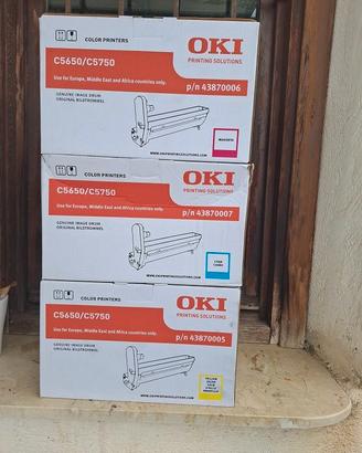 Okidata C5650 C5750 Image Drum CMY Pack 3