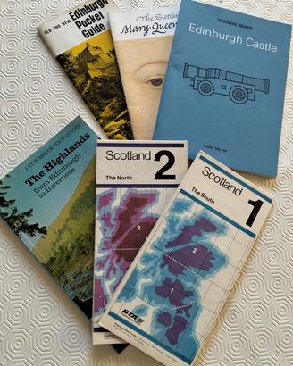 Scozia Edimburgo Opuscoli Turistici Anni '70