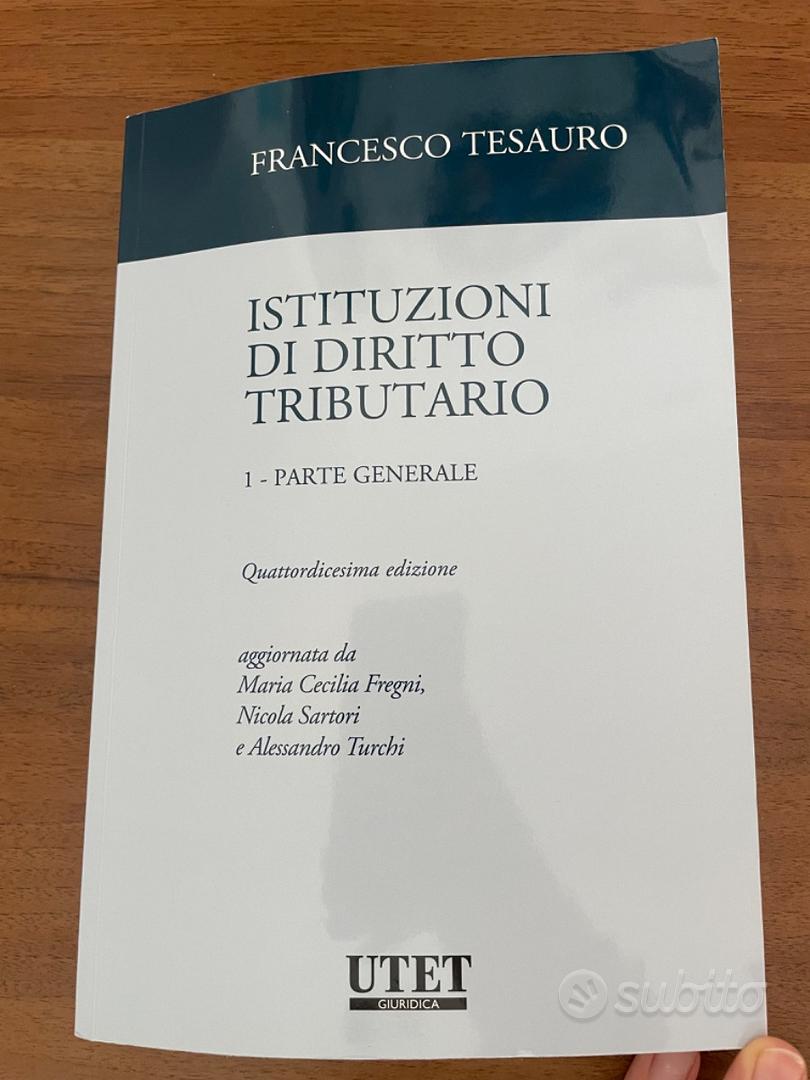 Istituzioni di Diritto Tributario -parte generale - Libri e