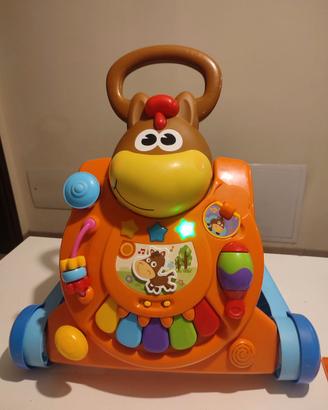 Carrellino Primi Passi Tavolino musicale 3 in 1