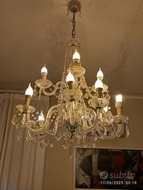 lampadario Cristallo antico